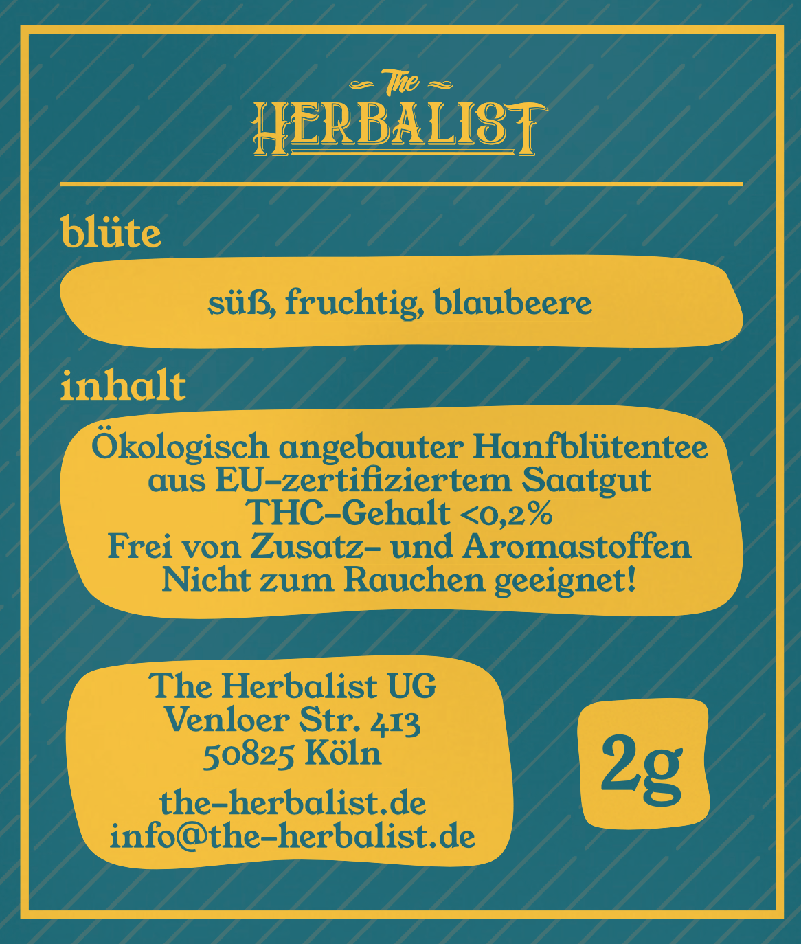 Bahama Mama Hanfblütentee - THE HERBALIST