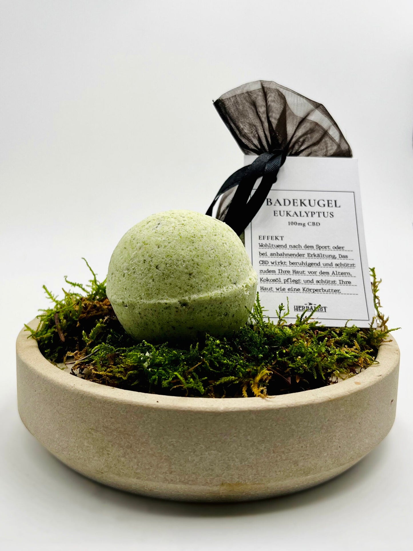Badekugel Eukalyptus 100mg CBD - THE HERBALIST