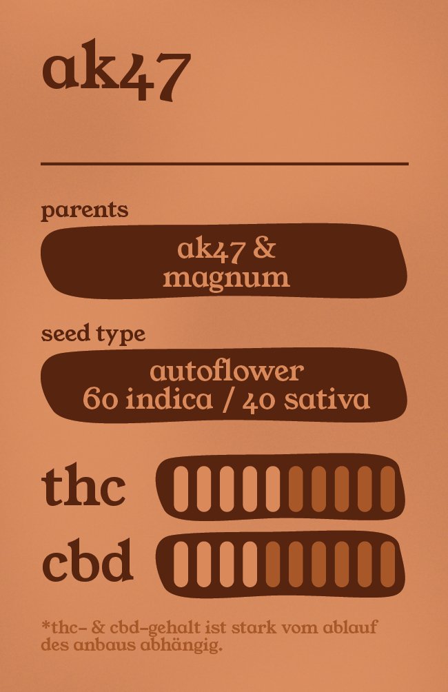 AK47 - Autoflower Samen - THE HERBALIST