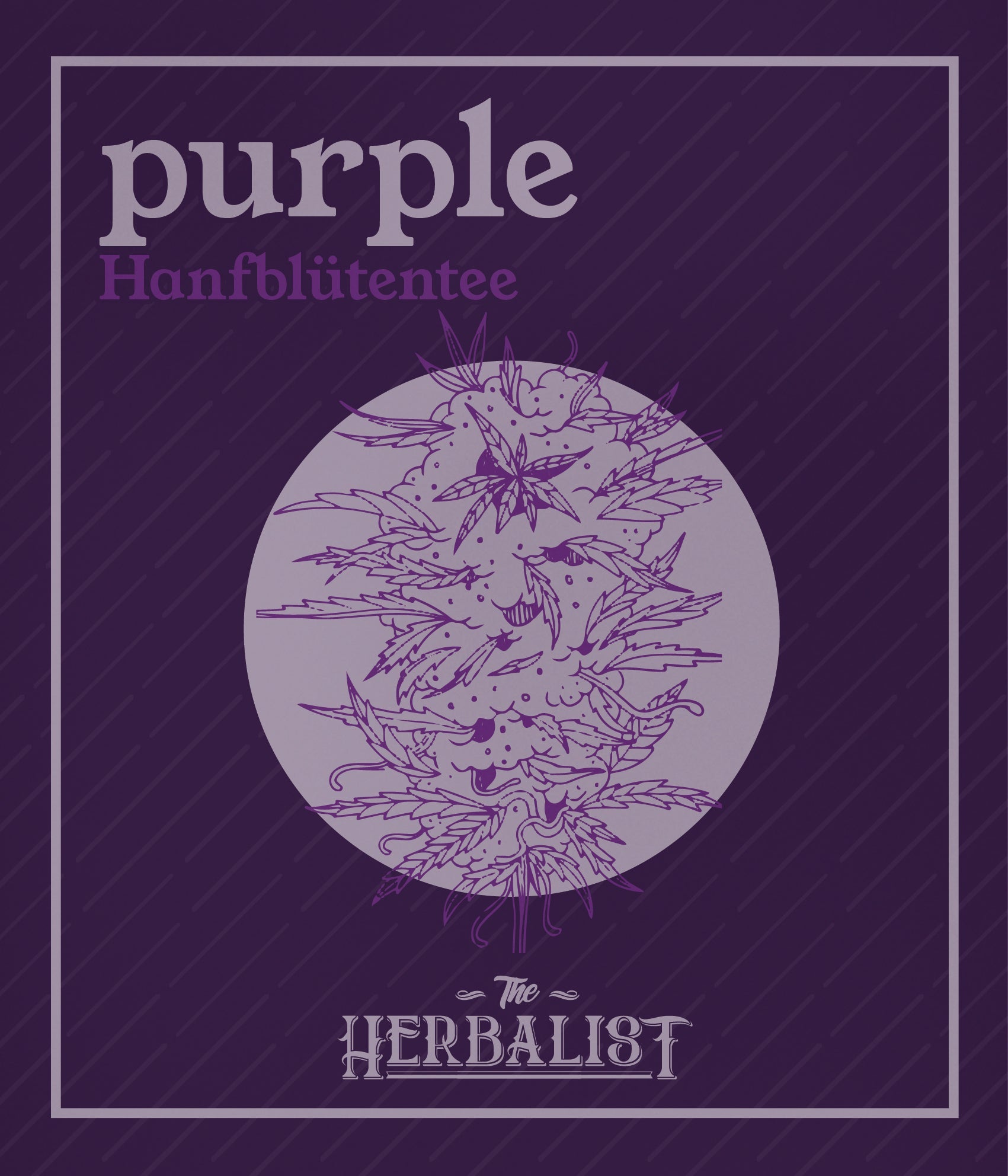 Purple Hanfblütentee - THE HERBALIST