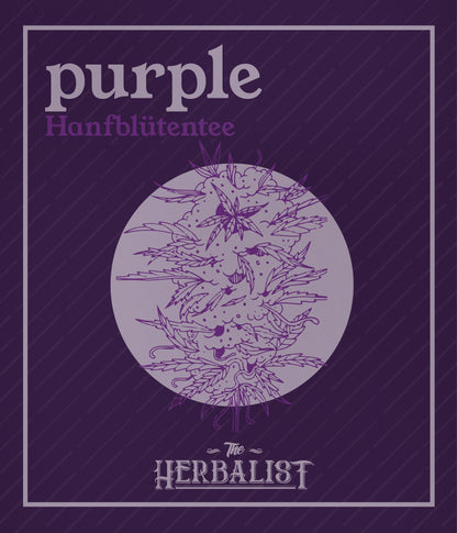 Purple Hanfblütentee - THE HERBALIST