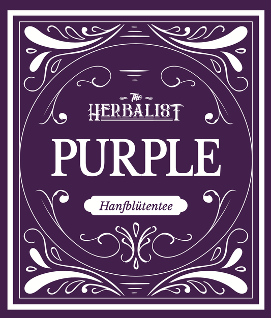 Purple Hanfblütentee - THE HERBALIST